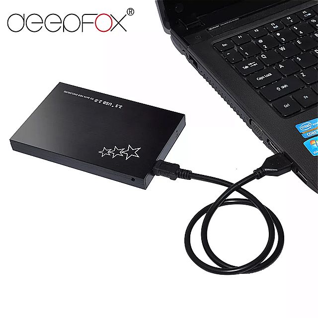 DeepFox HDD ケース 2.5 佐多 usb 2.0 アダプタ ハード ディスク ドライブ の エンクロージャ SSD ディスク Hdd ボックス 外部 HDD エンクロージャ