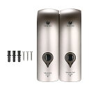 石鹸 と シャンプー ディスペンサー 用の 粘着性 液体 ディスペンサー 300ml x 2 壁掛け ハンド ソープ バスルーム 用