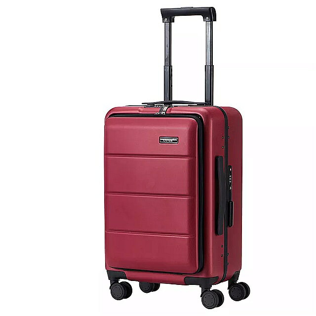 Absとpcの スーツケース 20 " 24" 26 " シェル型 ユニバーサル ホイール 荷物 ジッパー 付き フレーム トラベル ケース ファッショナブルなトロリー