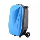 子供用 スクーター スーツケース 21インチ 100% 個 ファッショナブル 男の子用 カート 付き 3d押し出し ビジネス 用 旅行用 荷物