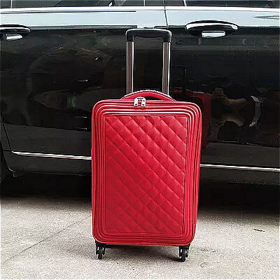 Leinasen-レザー キャビン スーツケース 20 "24" インチ 女性用 高品質 の ホイール 付きハンド ラゲッジ スピナー 特別オファー