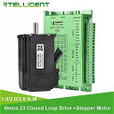 Rtelligent-57mm ステッピングモーター nema 23 24 閉ループ 簡単な サーボコントローラー ケーブル 1 2 3 n.m エンコーダ ケーブル