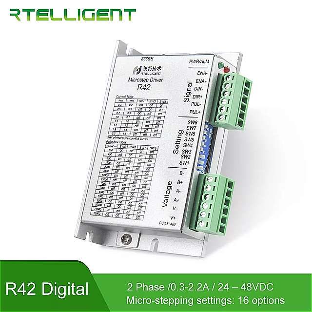 Rtelligent 2  Nema 17 fW^ 24-48V dc d R42 XebsO[^[ hCo[ Nema17 22 /34/71NBZ`[g XebsO[^  Xebv[^