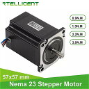 Rtelligent-57a3 nema 23 ステッピングモーター 1/ 2.2/3n.m 4線軸 57mm 彫刻フライス盤用