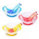 3 セット ベビー ボウル 訓練 ボウル スプーン 食器 セットディナー学習料理と吸引 カップ 子供 トレーニング 食器