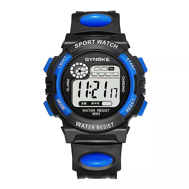 男の子と女の子 のための LED腕時計 カラフルな時計 多機能 アラーム デジタル時計