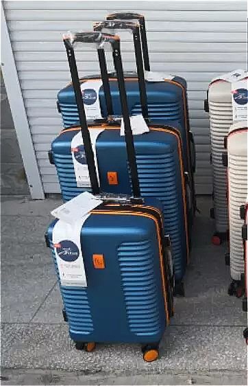 CHENGZHI 20 "24" インチ 透明 トロリー スーツケース キャリーに ローリング 荷物 ホイール