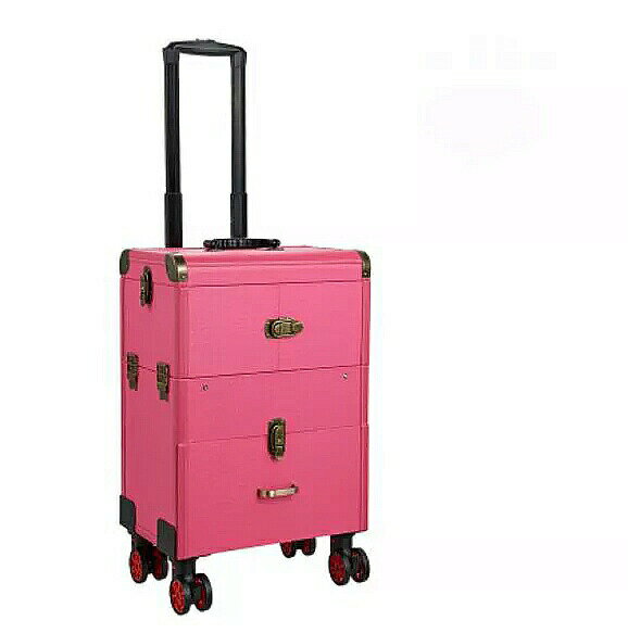 Carrylove women nail trolley case コスメティックバッグ スーツケース メイクアップビューティーボックス ホイール付き