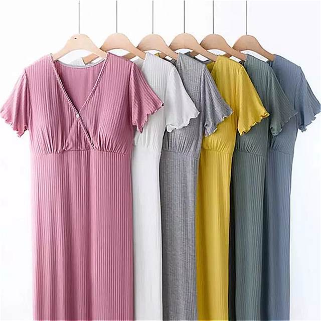 妊娠中 の 女性 のための 夏のドレス ママ のための 母乳育児 マタニティ ウェア 妊娠中