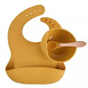 赤ちゃん と 子供 のための シリコン フィーディング ボウル 防水 サクション ボウル スプーン 付き キッチン用品 3ピース/ セット