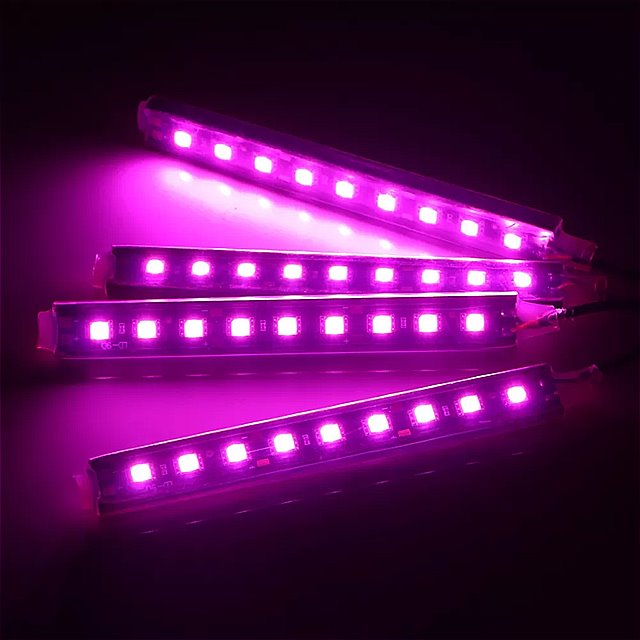 9 led 4で1 車 の インテリア の雰囲気 照明 フロア 足 ストリップ ライト ダッシュ自動 装飾 ランプ の シガー ライター アダプタ