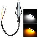 バイク インジケータ ウインカー モトテール ブレーキランプ 24 ledフォグライト オートバイ ターンシグナルライト 1ピース 信号ランプ(4)