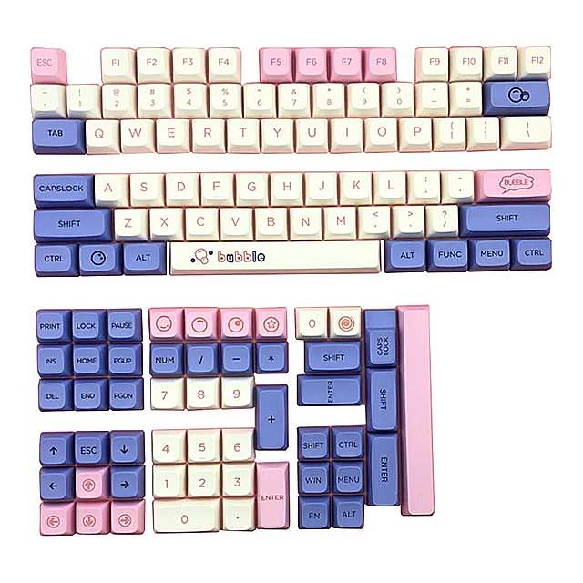 メカニカル キーボード キャップ Pbt 126個 xda プロ ファイル カスタム 染料 GK61 64 68 96 126 レイアウト 用 Cherry MX スイッチ 用