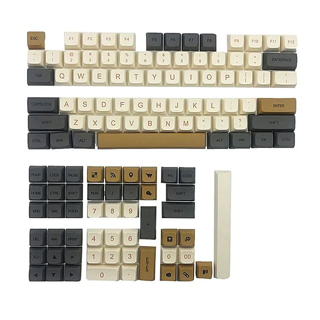 メカニカル キーボード キャップ Pbt 126個 xda プロ ファイル カスタム 染料 GK61 64 68 96 126 レイアウト 用 Cherry MX スイッチ 用