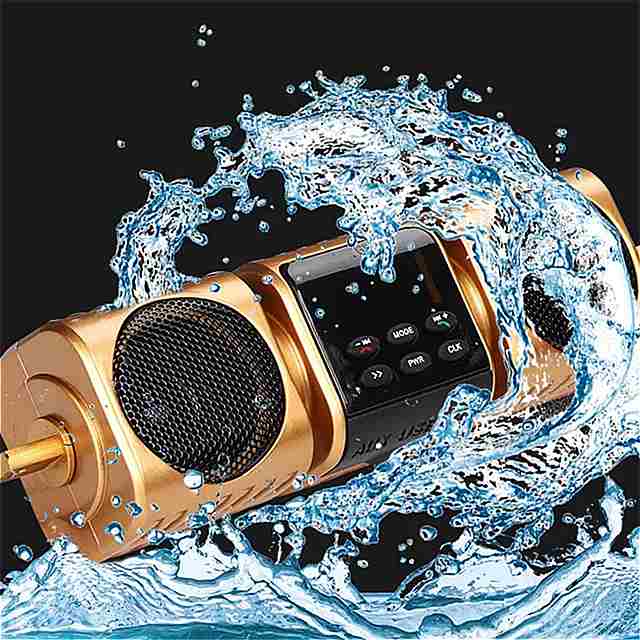 オートバイ の Bluetooth スピーカー ポータブル 防水 tfカードaux ハンズフリー 通話 バイク MP3 音楽 プレーヤー