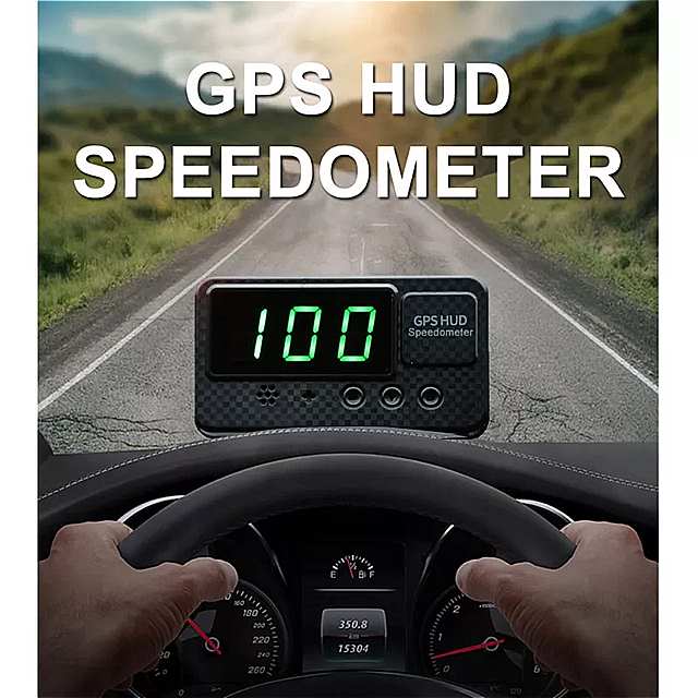 ユニバーサルgps hud スピードメーター 走行距離 車 の デジタル スピードmphオーバースピー ドア ラーム 車 時計 すべての 車 両C60S