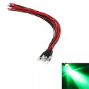 配線済み LED ランプ 発光ダイオード dc 12v 18cm 3mm/5mm 10個