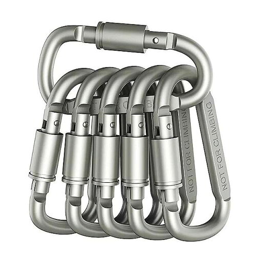 キャンプ ハイキング 登山用 の トラベル キット アルミニウム合金 サバイバル 機器 dタイプの カラビナ 10ユニット キャンプ ハイキング 登山用 の トラベル キット アルミニウム合金 サバイバル 機器 dタイプの カラビナ 10ユニット