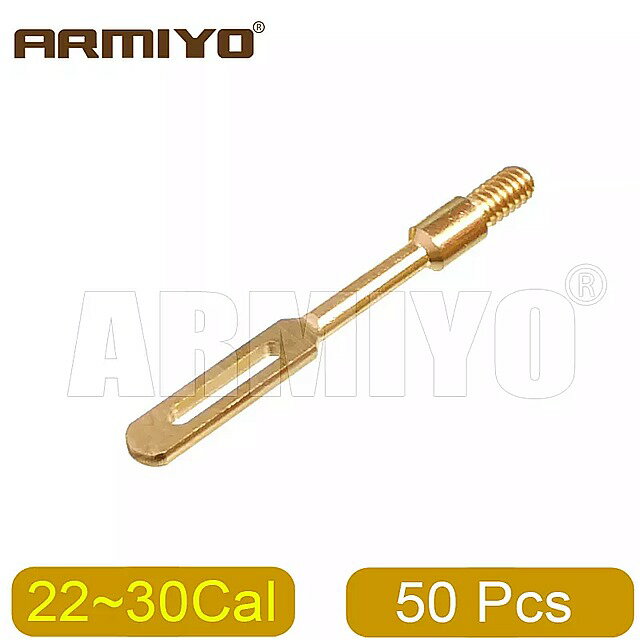 Armiyo新鉄 ケーブル + コロケーション パッチ プラー ホルダー フィット。17Calに12GA 9ミリメートルガン ボア ライフル バレル クリーンキット20個綿