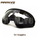 Armiyo X4 ゴーグル UV400抗uv防風スノーボードスケート オートバイ サイクリング サングラス スキー眼鏡