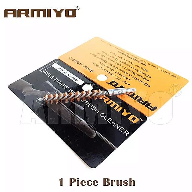 Armiyo- ライフル クリーナー ARquiyo,25カルカル ピストル 6.5mm, ライフル 用の バレル クリーニング キット,戦術的な アクセサリー , ねじ サイズ8-32