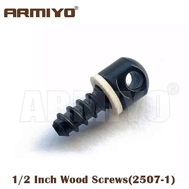 Armiyo タクティカル 1/2 "3/4" ウッドスクリューボルトは、ほとんどの ハンティング ミリタリポッドと アクセサリー に適合します