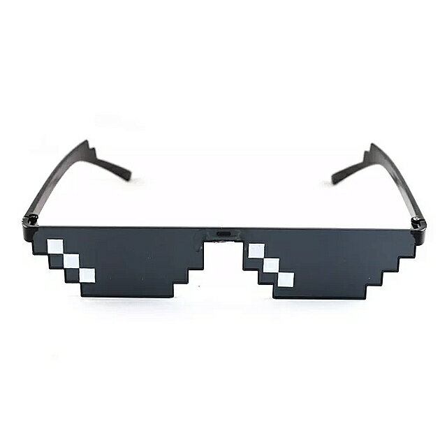 3/6ビットサグライフ サングラス ピクセル化された 男性 女性 パーティー 眼鏡 UV400 ヴィンテージ アイウェア おもちゃの眼鏡