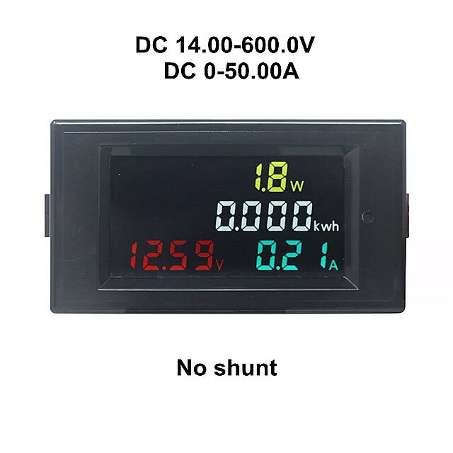 DC d͌v d v dv 4 in 1 DC 14.00-600.0v 20a 50a 100a bg kwh