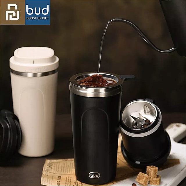 Youpin BUD ポータブルコーヒー マシン 電動コーヒー パウダー グラインダー カップ カプセル エスプレッソメーカー エスプレッソマシン ミニコーヒーメーカー0