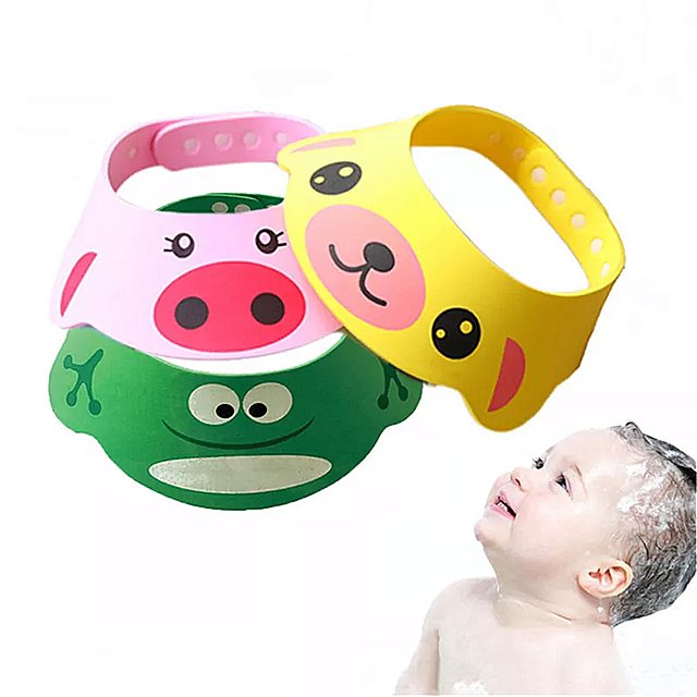 子供 バイザー 帽子 調節可能な ベビー シャワー キャップ 保護 シャンプー ベビー ケア 幼児 洗髪シールド 子供 幼児 防水 キャップ