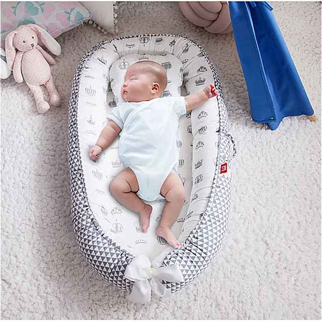 ベビー ベッド 新生児 用 巣 子供 用 ベッド 取り外し可能な ベッド 洗える ポータブル ベビー ベッド