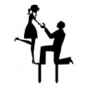 アクリル ウエディング ケーキ トッパー ゴールド 黒愛の ハート mrs.mr 婚約 パーティー ケーキ トッパー 新郎 & 新婦 ケーキ 結婚式 の 装飾