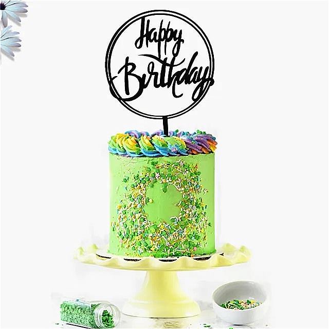 お誕生日おめでとう 金色の丸い アクリル ケーキの飾り 子供の飾り 誕生日パーティー 出生前のパーティー コレクション