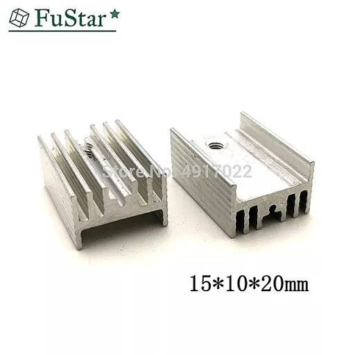 Hjxrhgal アルミニウム ヒートシンク 15x10x20mm 10個 トランジスタ to-220?220用 白 20x15x10mm Hjxrhgal アルミニウム ヒートシンク 15x10x20mm 10個 トランジスタ to-220?220用 白 20x15x10mm