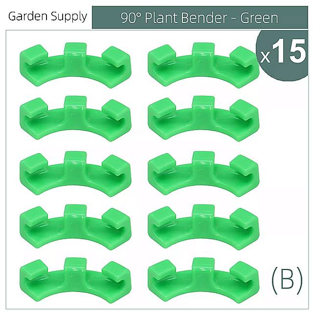 トレーニング ため 90度 植物 PVC プラスチック ブランチ ピッグ クランプ 植物 成長 操作 キット