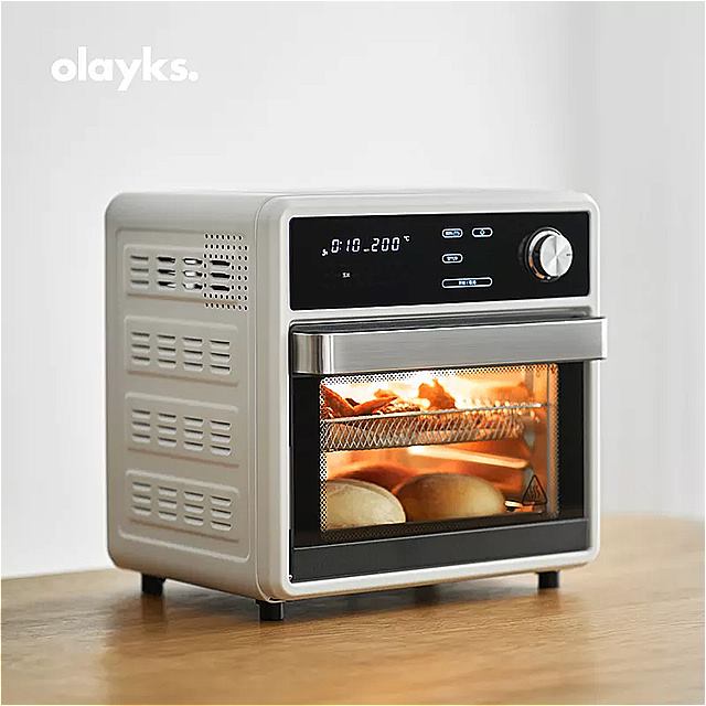 Olayks-電気 オーブン エア フライヤー 150 l 1200W 220V オールインワン スマート 家庭用 フレンチピザ用