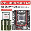 X79 M-S 3.0 カタルーニャベース LGA2011 ミニ atx コンボ E5 2620 cpu 4 uds × 4 ギガバイト = 16 ギガバイト DDR3 1333 mhz デ メモリ ア ecc rec SATA3.0 US(2)