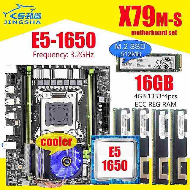 X79 åץå  ޥܡ  E5 1650 ץå 44Х1333 = 16Хecc  M-ATX nvme M.2 512ХȤssd 顼