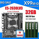 X99M-G マザーボード xeonで設定E5 2630LV3 LGA2011-3 cpu 4 × 8ギガバイト 32ギガバイト2133mhz DDR4 メモリ nvme M.2 スロット