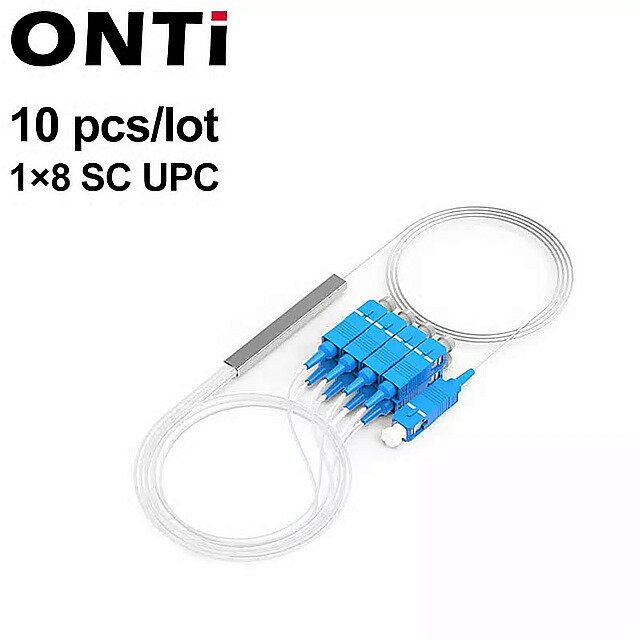 Onti 10ピース/ロット1X8 plc sc/apc sm 0.9