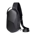 メンズ スポーツ チェスト バッグ トラベル バッグ オートバイバッグ 防水 メッセンジャーバッグ ファッショナブルな usb 充電 ショルダーバッグ ショート トラベル バッグ(4)