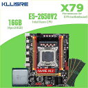 Kllisre X79 X79G マザーボード コンボlga 2011 E5 2650 V2 cpu 4 4 ギガバイト メモリ DDR3 1333 ecc ram