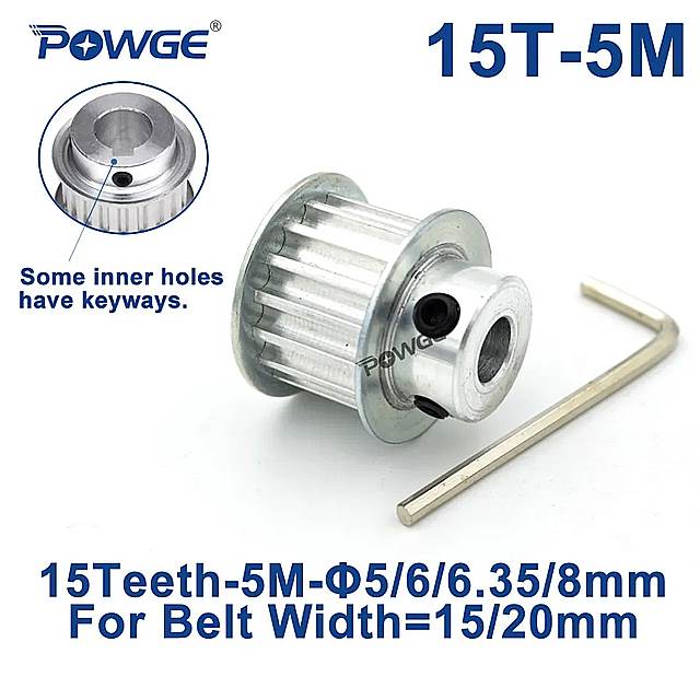 1pcs POWGE A[N 15  HTD 5 [g ^C~O v[[ {A 5/6/6.35/8/10/ 12 ~[g  15/20 ~[g HTD 5M  xg MA v[[ 15  15 T