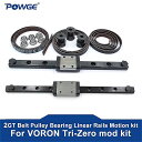 Powge voron三ゼロmod- トリプルベルト付き -z V0キット2GT タイミングベルト 16t プーリー F623 ベアリング MGN9C 150ミリメートルMGN7H 150ミリメートル 3Dプリンタ(2)