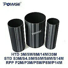 Powgeアーク 歯 htd 3メートル5メートル8メートル14メートル20メートルstd S3M S5M S8M S14M rpp p5M ..