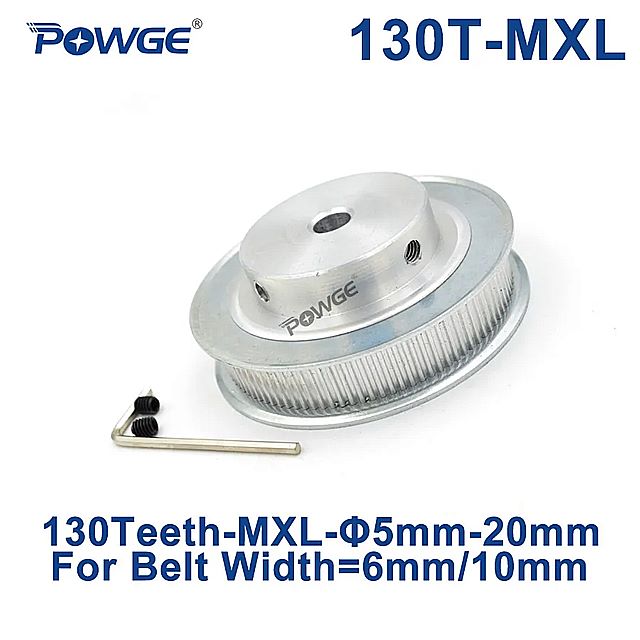 1Pcs POWGE C`` 130  MXL ^C~O v[[ {A 8/10/12 ~[g 6 ~[g 10 ~[g MXL  xg MA zC[ 130 ̎ 130 T