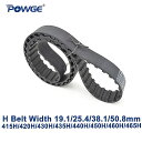 1ピース Powgeインチh同期タイミング ベルト ,415h/420h/425h/430h/435h/440h/445h/450h/460h/465h幅19.1/25.4 hラバー ベルト ,38.1/50.8mm(2)