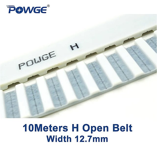 POWGE 10 メートルの Pu H オープンタイミング ベルト H-12.7 幅 12.7 ミリメートルピッチ 12.7 ミリメ..