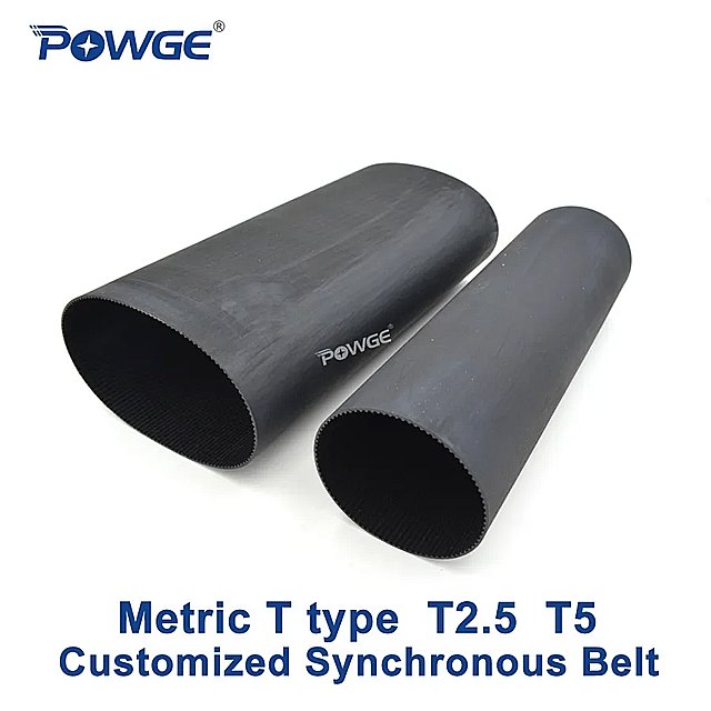 Powge-メトリック ベルト プーリー t2.5t5,同期ピッチ2.5 5mm,カスタマイズされた製品,すべてのタイプ..
