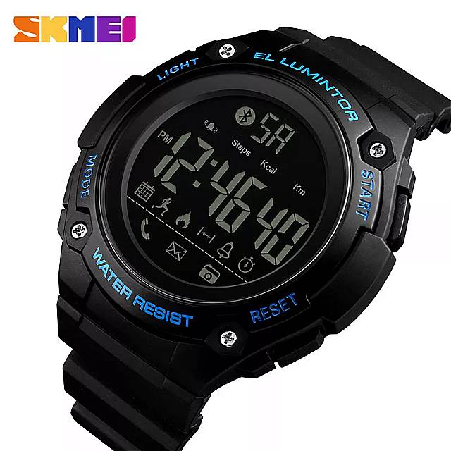 SKMEI スマート スポーツ腕時計 Bluetooth カロリー歩数計リモートカメラ 防水 メンズ 腕時計 ファッションスマートウォッチレロジオ Masculino